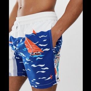 Polo Ralph Lauren Swim Trunk Traveler Print Large